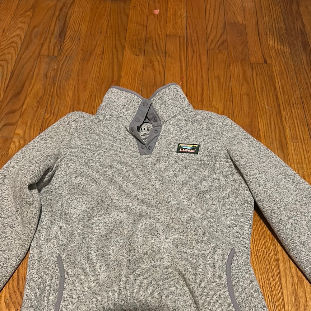 Kids Gray Pullover by L.L. Bean